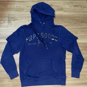 PRPS Goods & Company navy blue hoodie